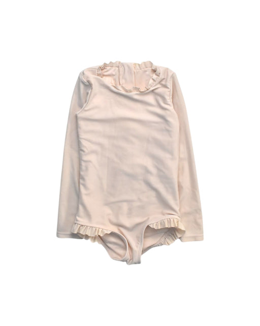 A Ivory Swimsuits from Jamie Kay in size 3T for girl. (Front View)