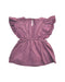 A Purple Sleeveless Dresses from Jamie Kay in size 3T for girl. (Back View)
