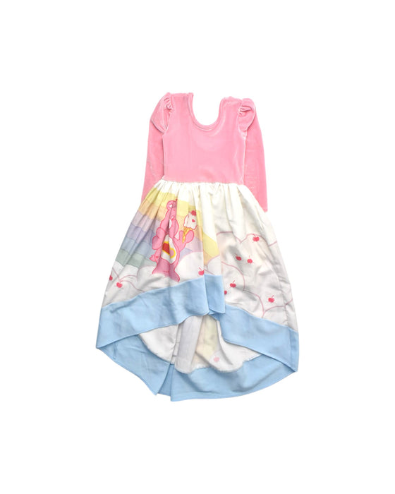 A Multicolour Long Sleeve Dresses from Care Bears in size 3T for girl. (Back View)
