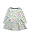A Multicolour Long Sleeve Dresses from Petit Bateau in size 3T for girl. (Front View)
