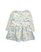 A Multicolour Long Sleeve Dresses from Petit Bateau in size 3T for girl. (Back View)