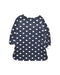 A Navy Long Sleeve Dresses from Petit Bateau in size 3T for girl. (Back View)