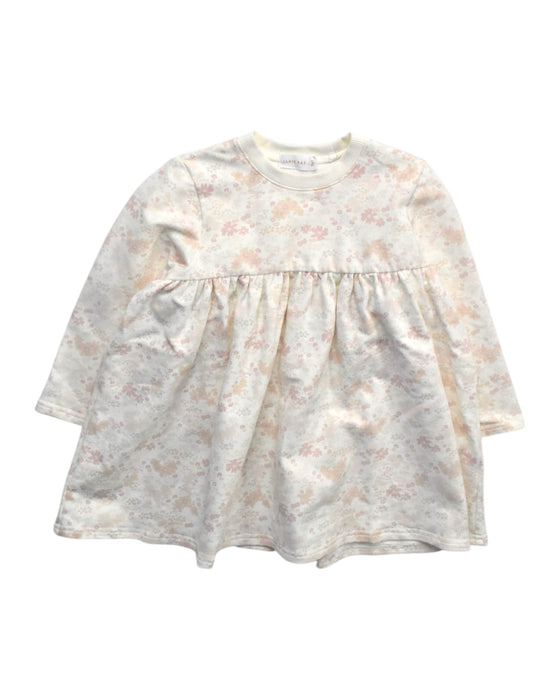 A Ivory Long Sleeve Dresses from Jamie Kay in size 3T for girl. (Front View)