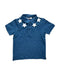 A Blue Short Sleeve Polos from Givenchy in size 6T for boy. (Front View)