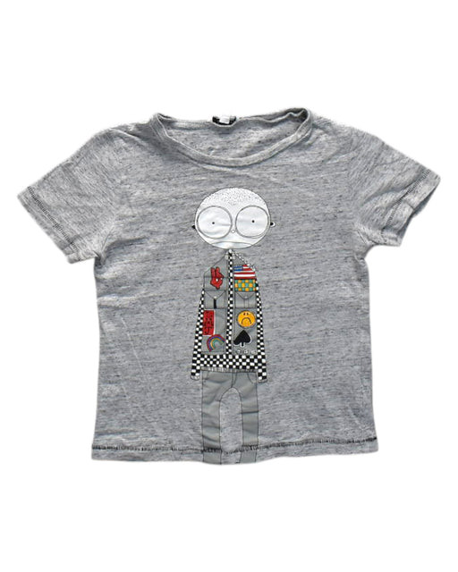 A Grey Short Sleeve T Shirts from Little Marc Jacobs in size 4T for neutral. (Front View)