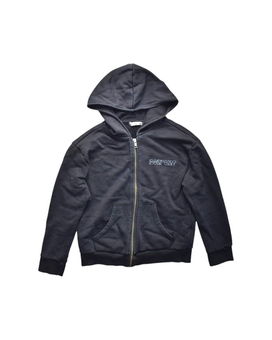 A Black Zippered Sweatshirts from Bonpoint in size 10Y for neutral. (Front View)