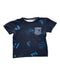A Navy Short Sleeve T Shirts from Catimini in size 4T for boy. (Front View)