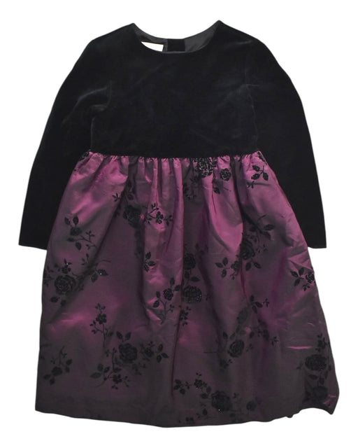 A Black Long Sleeve Dresses from Laura Ashley in size 5T for girl. (Front View)