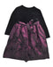 A Black Long Sleeve Dresses from Laura Ashley in size 5T for girl. (Back View)