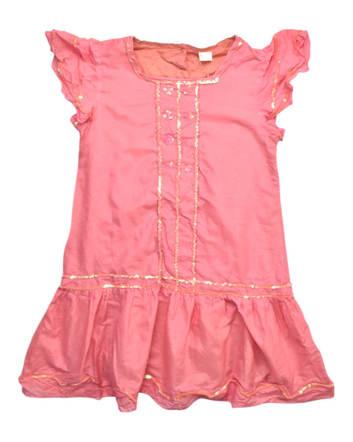 A Pink Short Sleeve Dresses from bloomB in size 11Y for girl. (Front View)