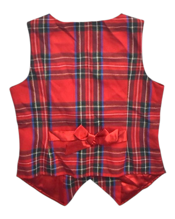 A Multicolour Dress Up Vests from The Children's Place in size 7Y for girl. (Back View)