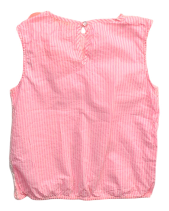 A Pink Sleeveless Tops from Gingersnaps in size 12Y for girl. (Back View)