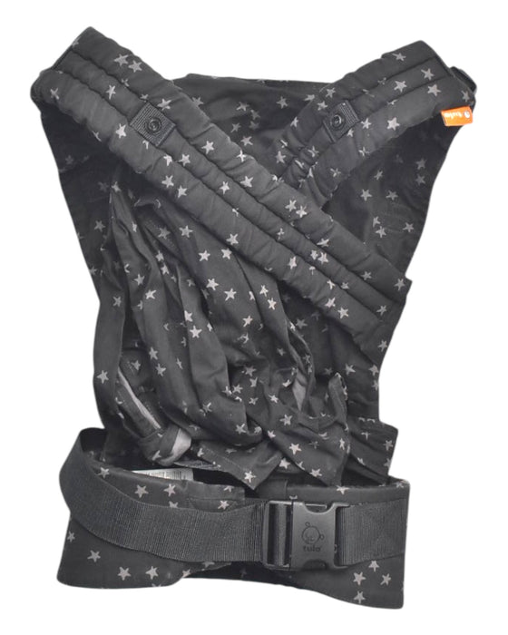 A Black Baby Carriers from Tula in size O/S for neutral. (Back View)