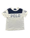 A White Short Sleeve T Shirts from Polo Ralph Lauren in size 3T for boy. (Front View)
