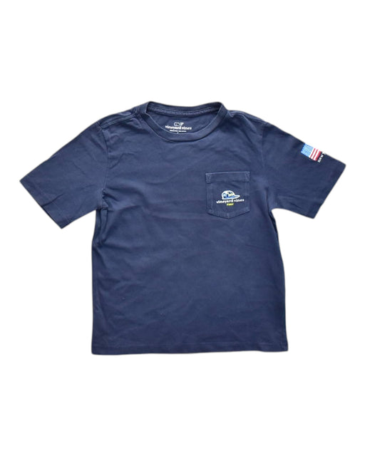 A Navy Short Sleeve T Shirts from Vineyard Vines in size 5T for boy. (Front View)