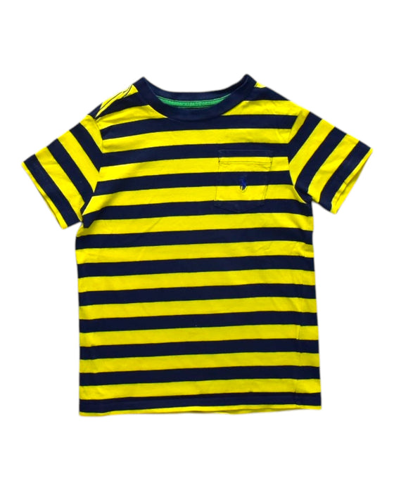 A Yellow Short Sleeve T Shirts from Polo Ralph Lauren in size 4T for boy. (Front View)