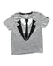 A Grey Short Sleeve T Shirts from Karl Lagerfeld in size 4T for neutral. (Front View)