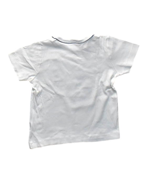 A Green Short Sleeve T Shirts from Petit Bateau in size 4T for neutral. (Back View)