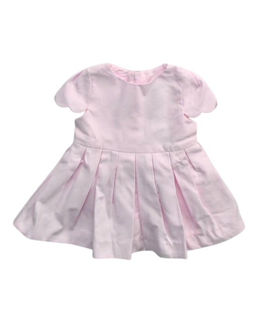 A Pink Short Sleeve Dresses from Jacadi in size 6-12M for girl. (Front View)