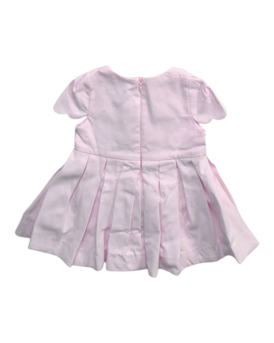 A Pink Short Sleeve Dresses from Jacadi in size 6-12M for girl. (Back View)