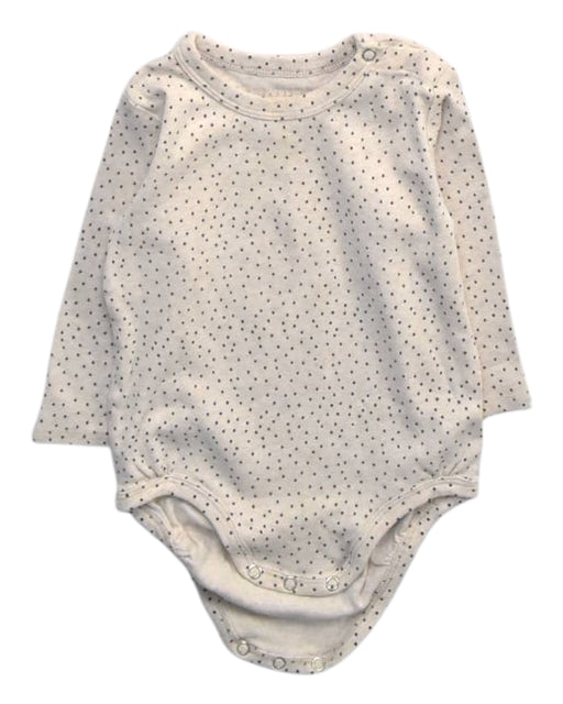 A Ivory Long Sleeve Bodysuits from Arket in size 6-12M for girl. (Front View)