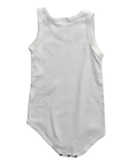 A White Sleeveless Bodysuits from Petit Bateau in size 18-24M for boy. (Back View)