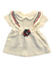 A White Short Sleeve Dresses from Gucci in size 3-6M for girl. (Front View)
