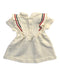 A White Short Sleeve Dresses from Gucci in size 3-6M for girl. (Back View)