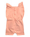 A Peach Sleeveless Rompers from Chloe in size 6-12M for girl. (Back View)