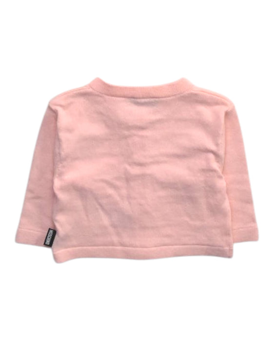 A Pink Cardigans from Moschino in size 3-6M for girl. (Back View)