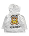 A White Zippered Sweatshirts from Moschino in size 3-6M for girl. (Back View)