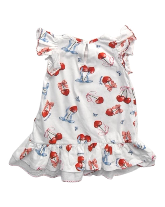 A Multicolour Sleeveless Dresses from Monnalisa in size 6-12M for girl. (Back View)