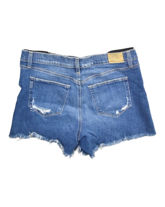 A Blue Shorts from PAIGE in size Maternity-L for maternity. (Back View)