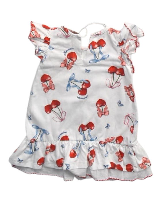 A Multicolour Short Sleeve Dresses from Monnalisa in size 6-12M for girl. (Back View)