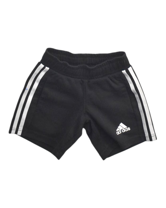 A Black Shorts from Adidas in size 3T for boy. (Front View)