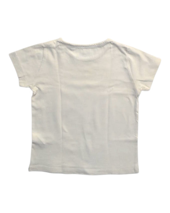 A White Short Sleeve T Shirts from Boden in size 4T for girl. (Back View)