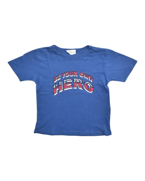 A Blue Short Sleeve T Shirts from Louis Louise in size 4T for boy. (Front View)