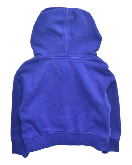 A Blue Hooded Sweatshirts from Tommy Hilfiger in size 2T for girl. (Back View)