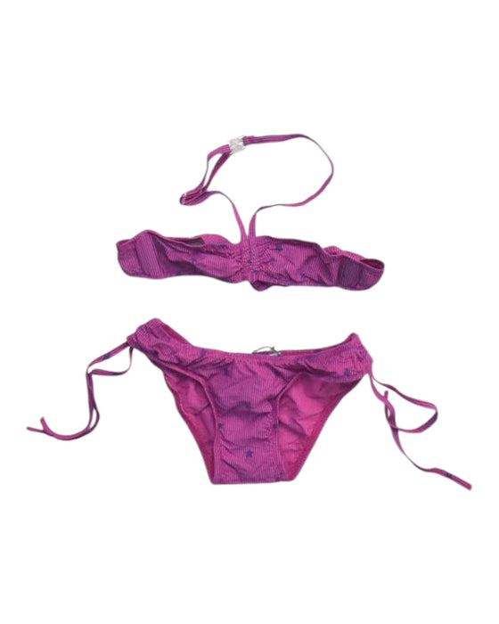 A Pink Bikinis from SUN Child in size 2T for girl. (Front View)