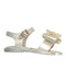 A Ivory Sandals from Mini Melissa in size 3T for girl. (Front View)