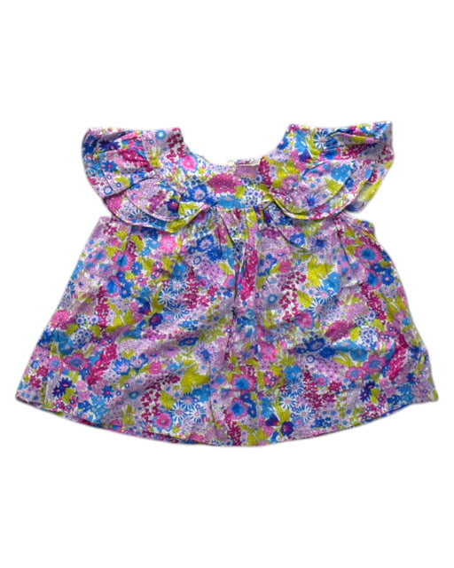 A Multicolour Sleeveless Tops from Jacadi in size 6-12M for girl. (Front View)