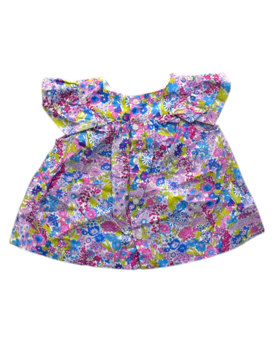 A Multicolour Sleeveless Tops from Jacadi in size 6-12M for girl. (Back View)