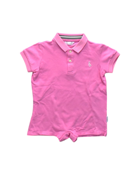 A Pink Short Sleeve Rompers from Raph and Remy in size 18-24M for neutral. (Front View)