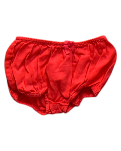 A Red Bloomers from Chateau de Sable in size 3-6M for neutral. (Front View)