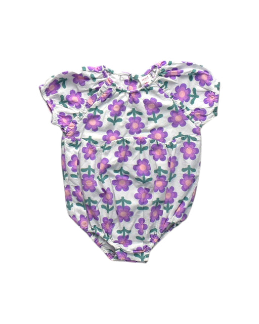 A Purple Short Sleeve Bodysuits from Seed in size 6-12M for neutral. (Front View)