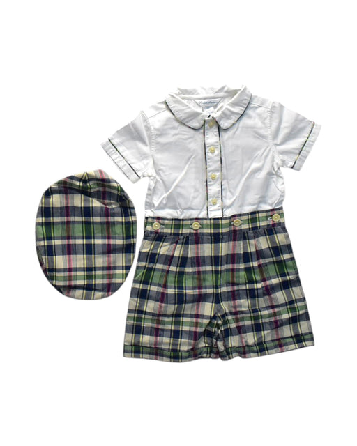 A Multicolour Overall Sets from Ralph Lauren in size 6-12M for boy. (Front View)