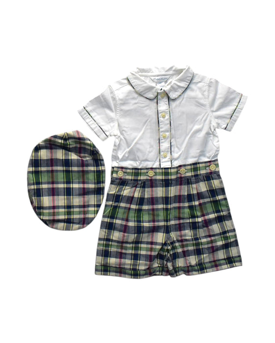A Multicolour Overall Sets from Ralph Lauren in size 6-12M for boy. (Front View)