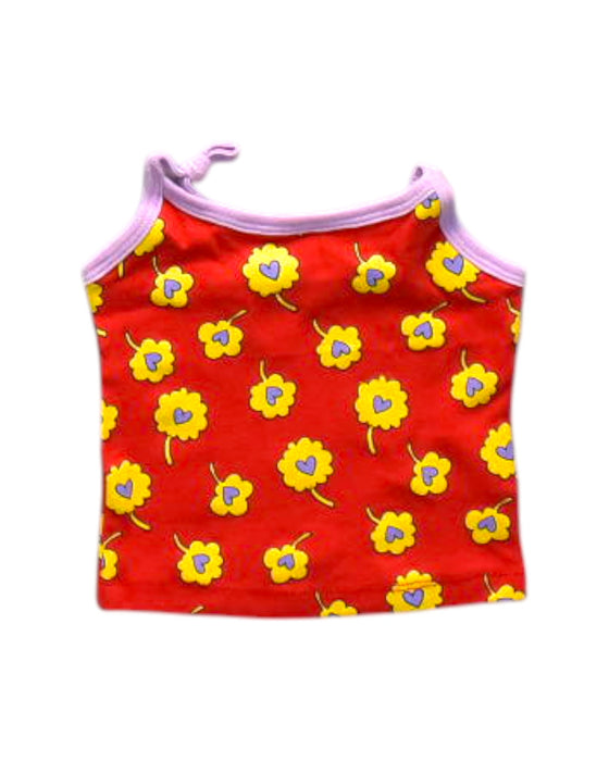 A Red Sleeveless Tops from Stella McCartney in size 2T for girl. (Front View)