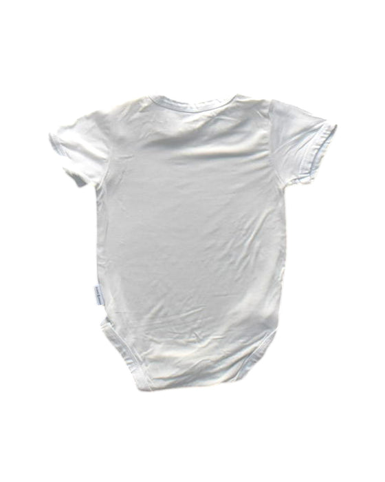 A White Short Sleeve Bodysuits from Raph and Remy in size 3-6M for neutral. (Back View)