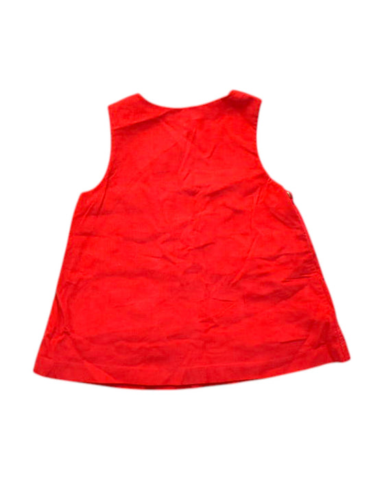 A Red Overall Dresses from Jacadi in size 3-6M for neutral. (Back View)